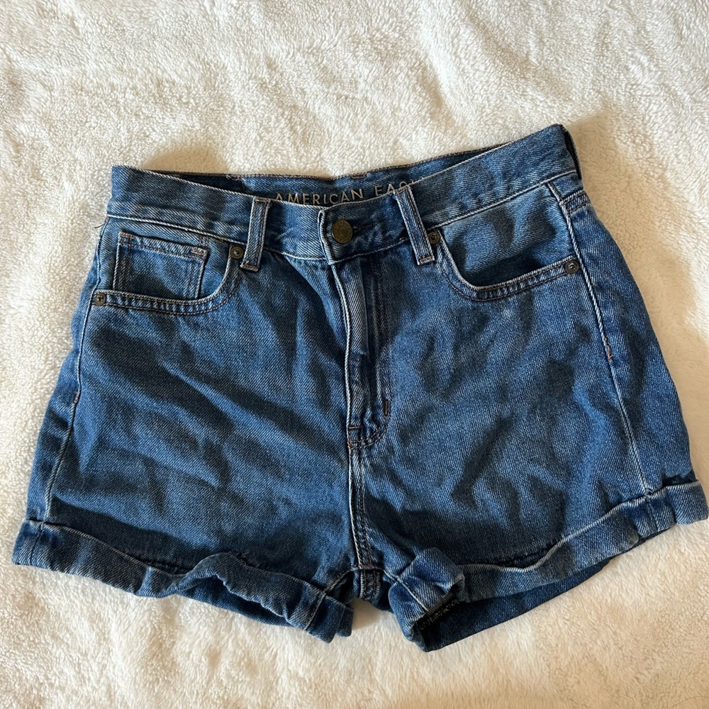 American Eagle Outfitters Denim Mom Shorts